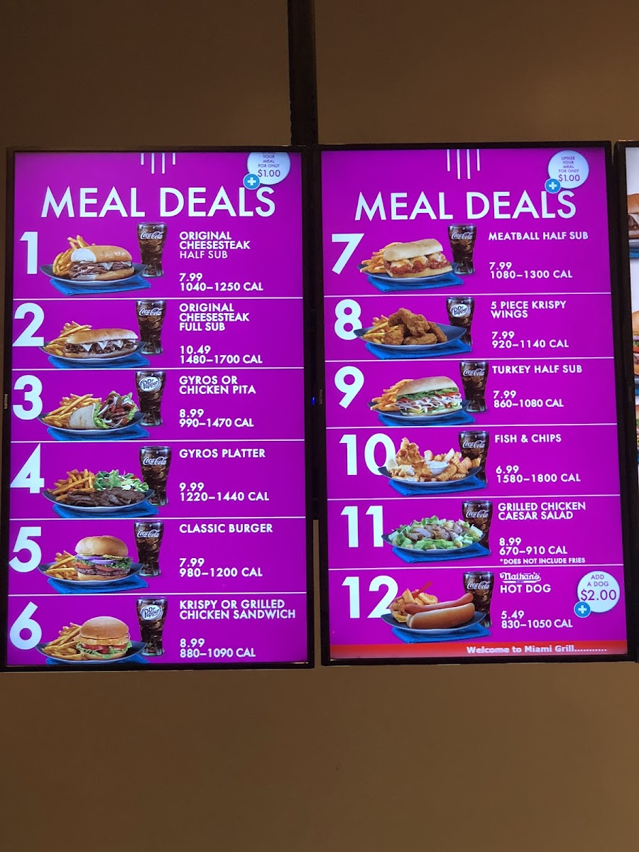 Menu - Miami Grill photo 1