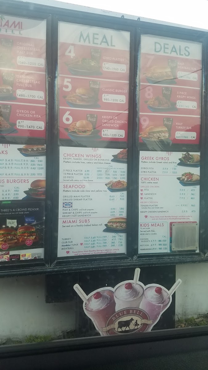 Menu - Miami Grill photo 3
